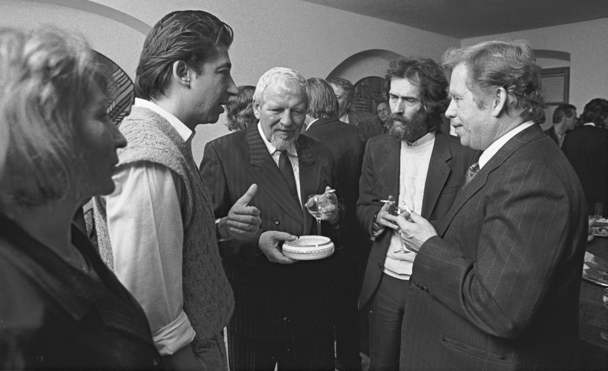 Juraj Bartoš, Návšteva Václava Havla v Bratislave. 1990